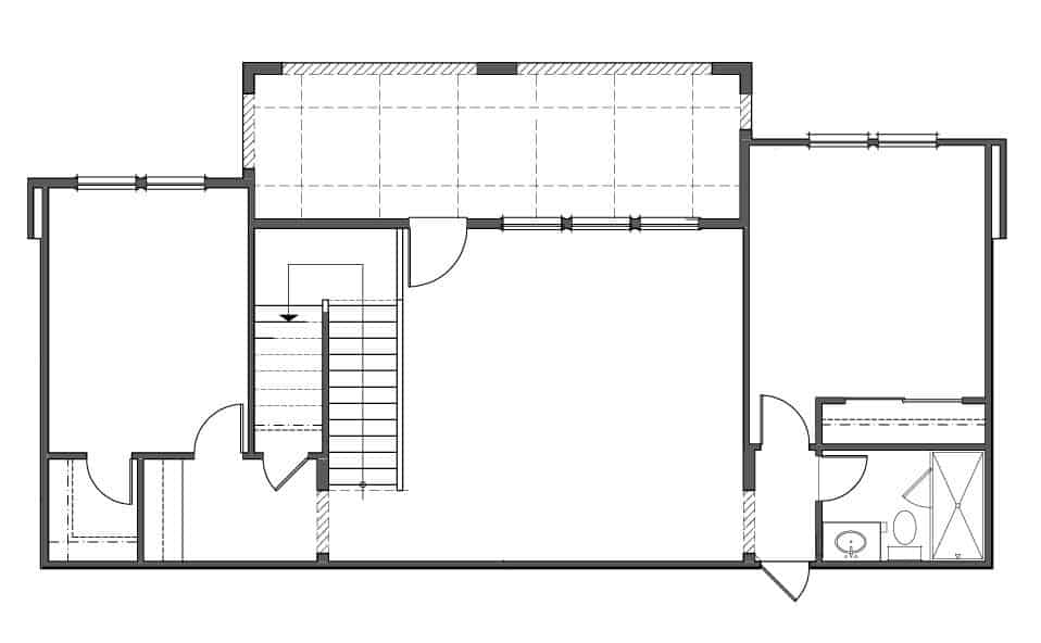 Basement Floorplan for The Sanctuary