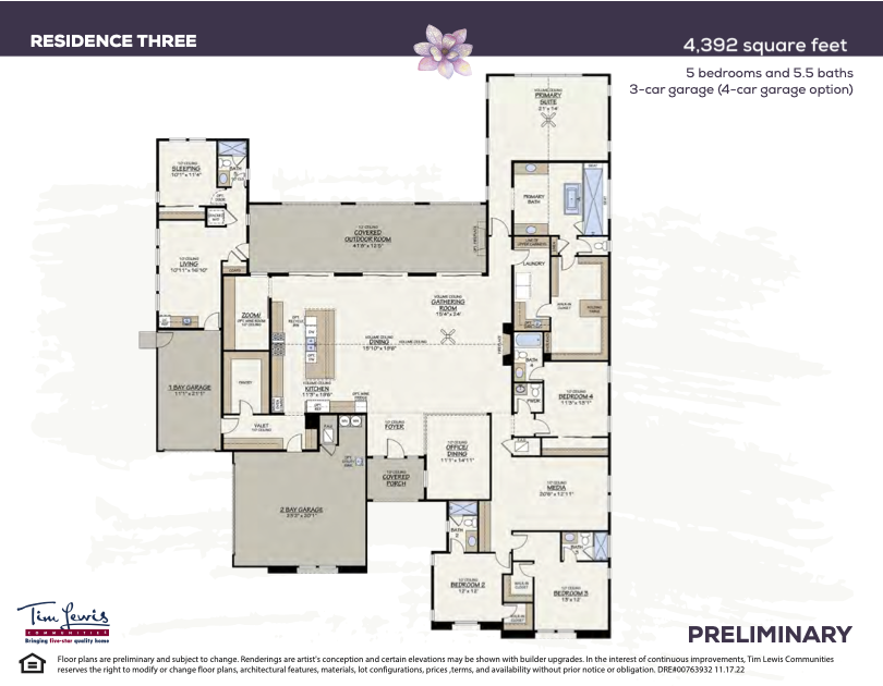 Magnolia Floorplan Residence 3