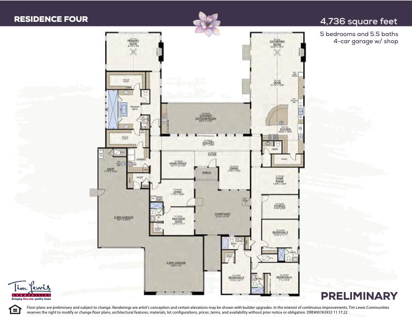 Magnolia Floorplan Residence 4