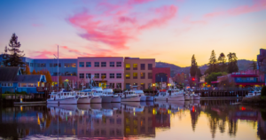Scenic view of a community space in Petaluma, reflecting the relaxed lifestyle of this charming city.