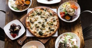 Food served at Kitchen747